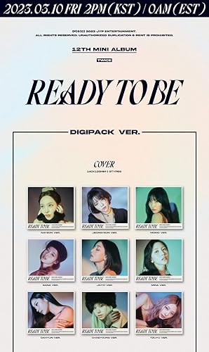Miniatura 2 de TWICE - LISTO PARA SER Digipack Ver. Álbum+Beneficio de preventa (ver aleatorio.)
