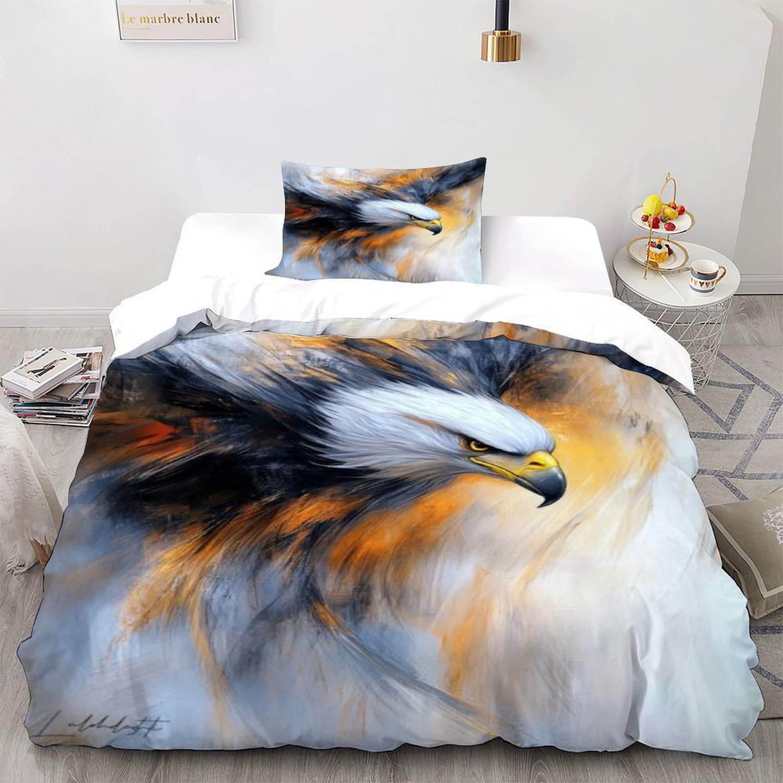 Housse de couette faune sauvage respirante anti-plis pour retrouver un sommeil doux et réparateur