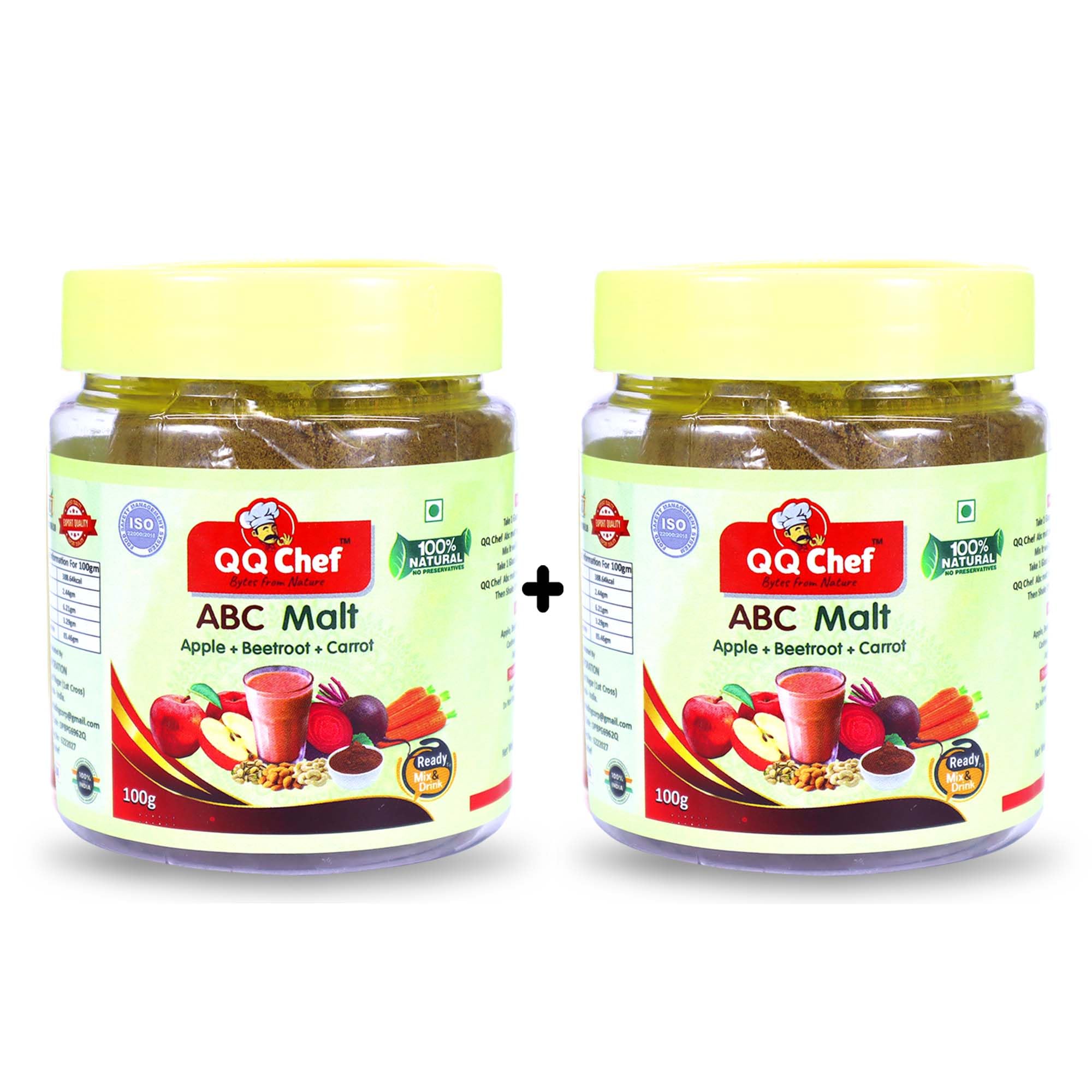 QQ Chef ABC Malt Natural Drink | Nutrition Drink 100 gm (2 x 100) (B0DC4HSB3M) Amazon Price History, Amazon Price Tracker