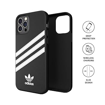 【adidas】 iPhone ケース 12 Pro Max /12 mini ブラック Amazon.com: ADIDAS iPhone 12/12 Pro Black/White Originals