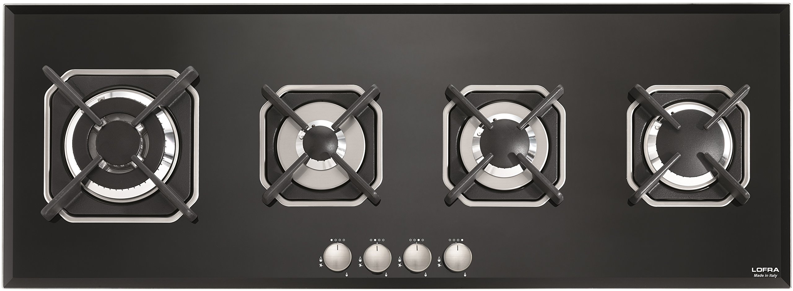 Lofra HGN190 Piano Incasso, Vetro/​Nero