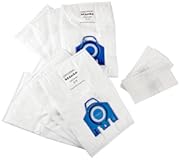 Original AirClean 3D Efficiency GN Vacuum Cleaner Bags for Miele Complete C2/C3, Classic C1, and S8/S5/S2 Models, Filters More Than 99.9% of Dust, XL Pack of 8 – 10455150