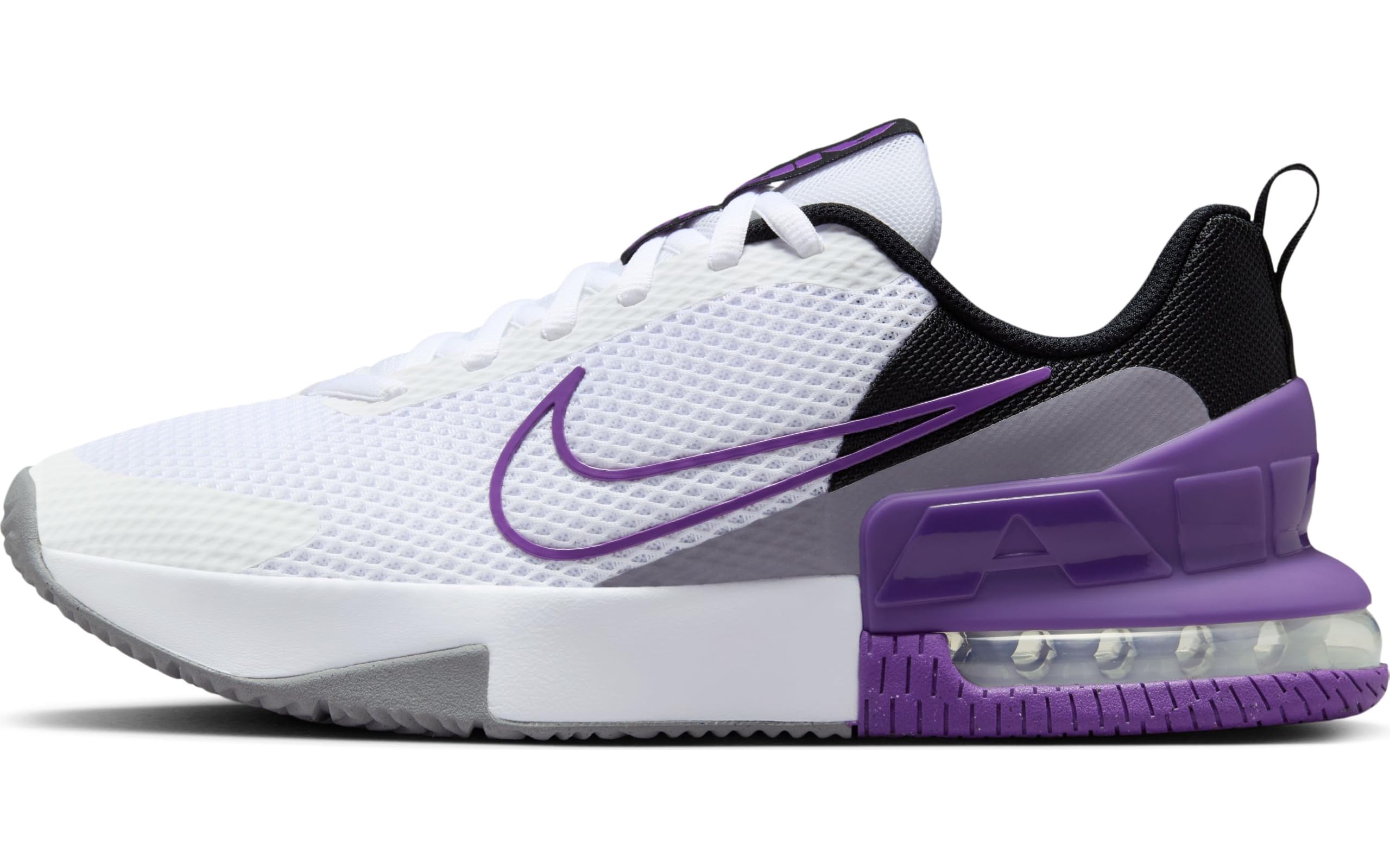 Nike Workout-Schuh Nike Air Max Alpha Trainer 6 Workout-Schuh Für Herren, White/Wild Grape-Black-Cement Grey, FQ1833-103, 45.5 EU (11.5 US)