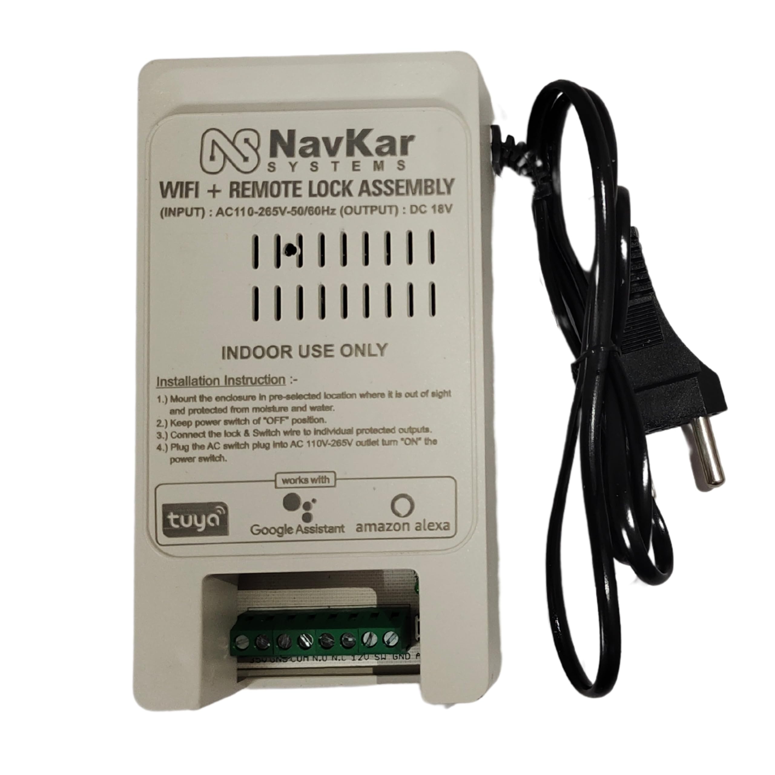 NAVKAR SYSTEMS WiFi Power Supply to Operate Electronic Door Lock by Mobile App from Anywhere (B0DCVZLYBC) Amazon Price History, Amazon Price Tracker
