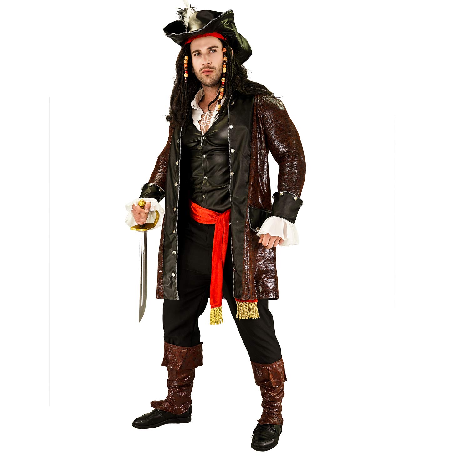 Męski kostium piratów Deluxe (plus size)