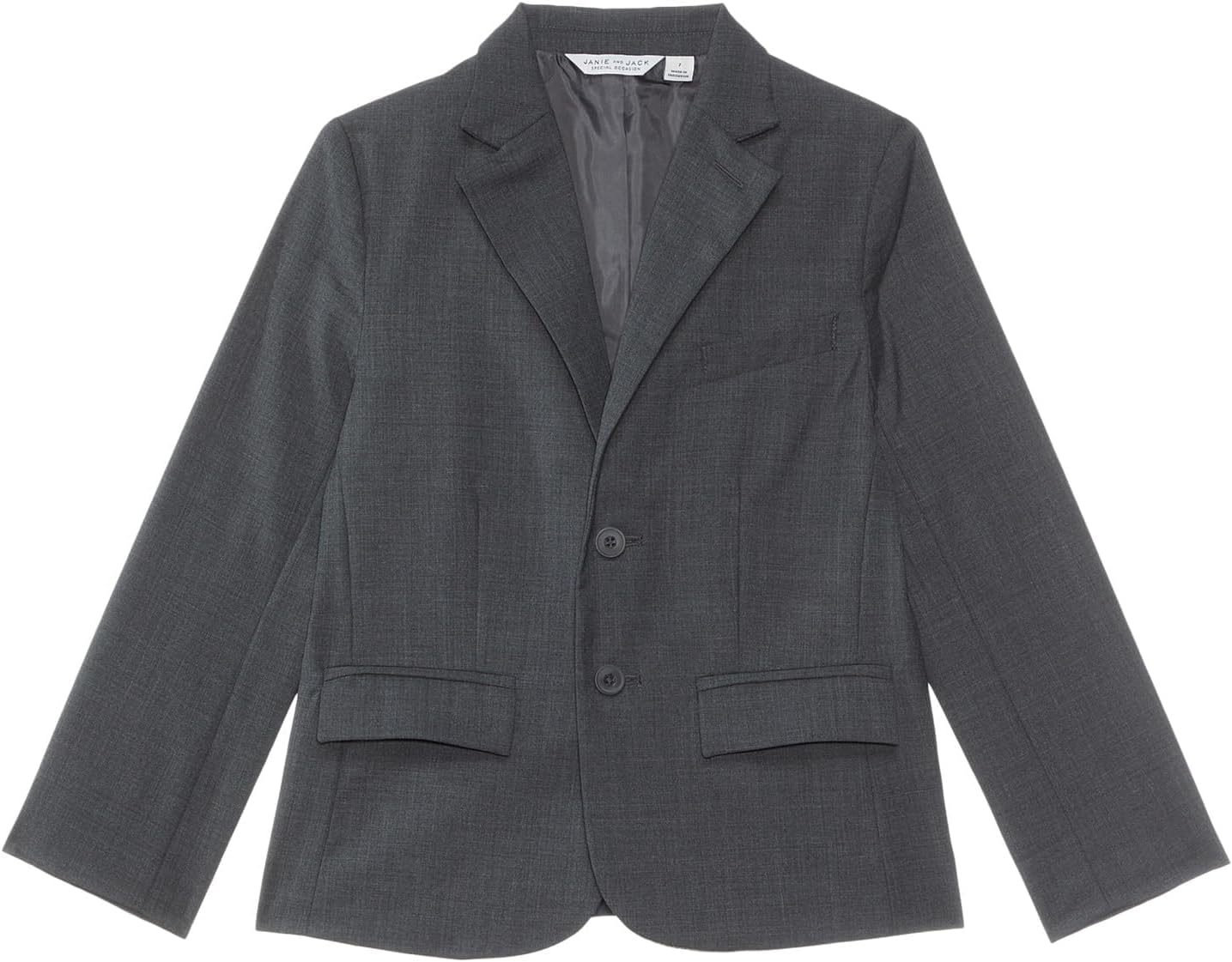 Janie and Jack Boys' Wool Blend Dressy Blazer (Toddler/Little Kids/Big Kids)