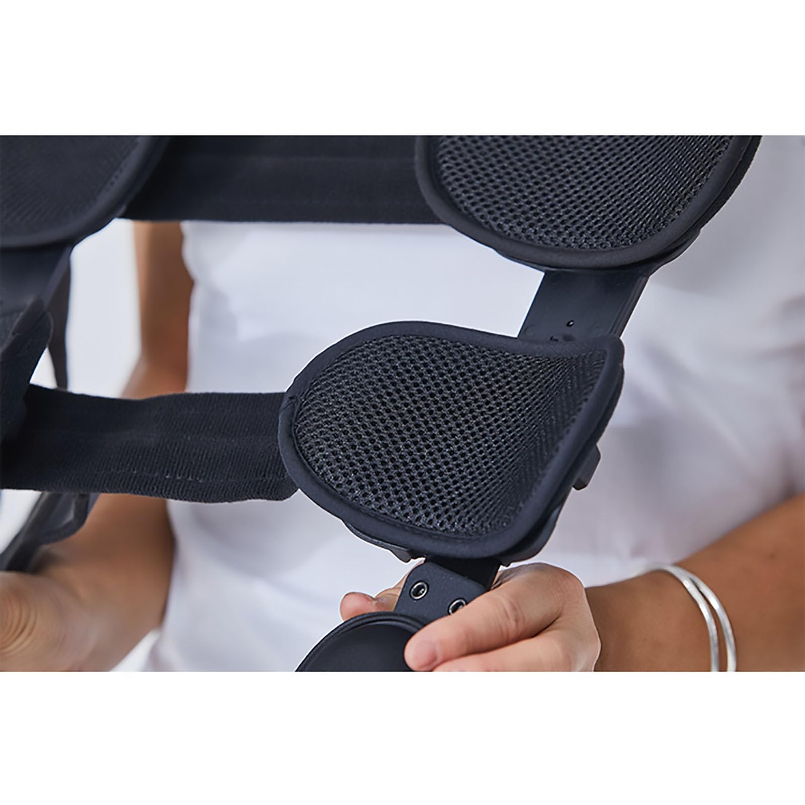 HAILM Ortesis de Rodilla Regulable, Knee Brace para Protección y Alivio Dolor Artritis, Desgarro Menisco, ACL, MCL, para Hombres y Mujeres Inmovilizador Rodilla Posoperatorio