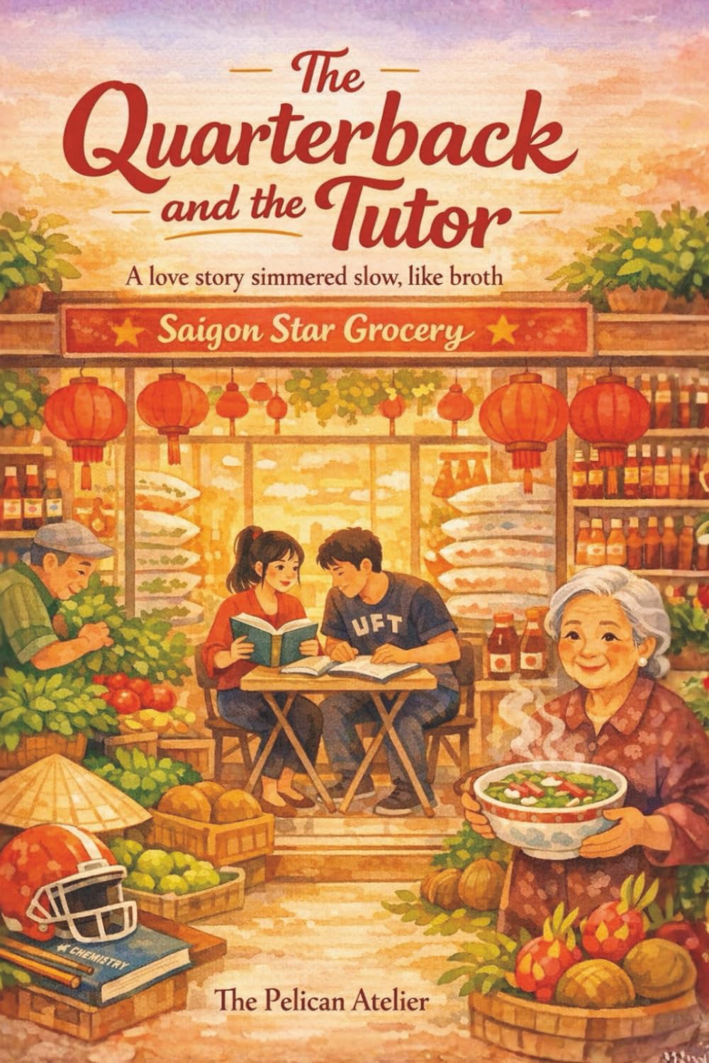 The Quarterback and the Tutor: A Cozy Contemporary Romance About Found Family, Cultural Belonging, and Love That Grows Slowly (The Hearthside Stories)