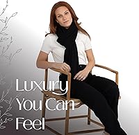 Vista 6 de Velanio Cashmere 100% cachemira tejido pashmina chal bufanda extra grande estola para mujeres viajes