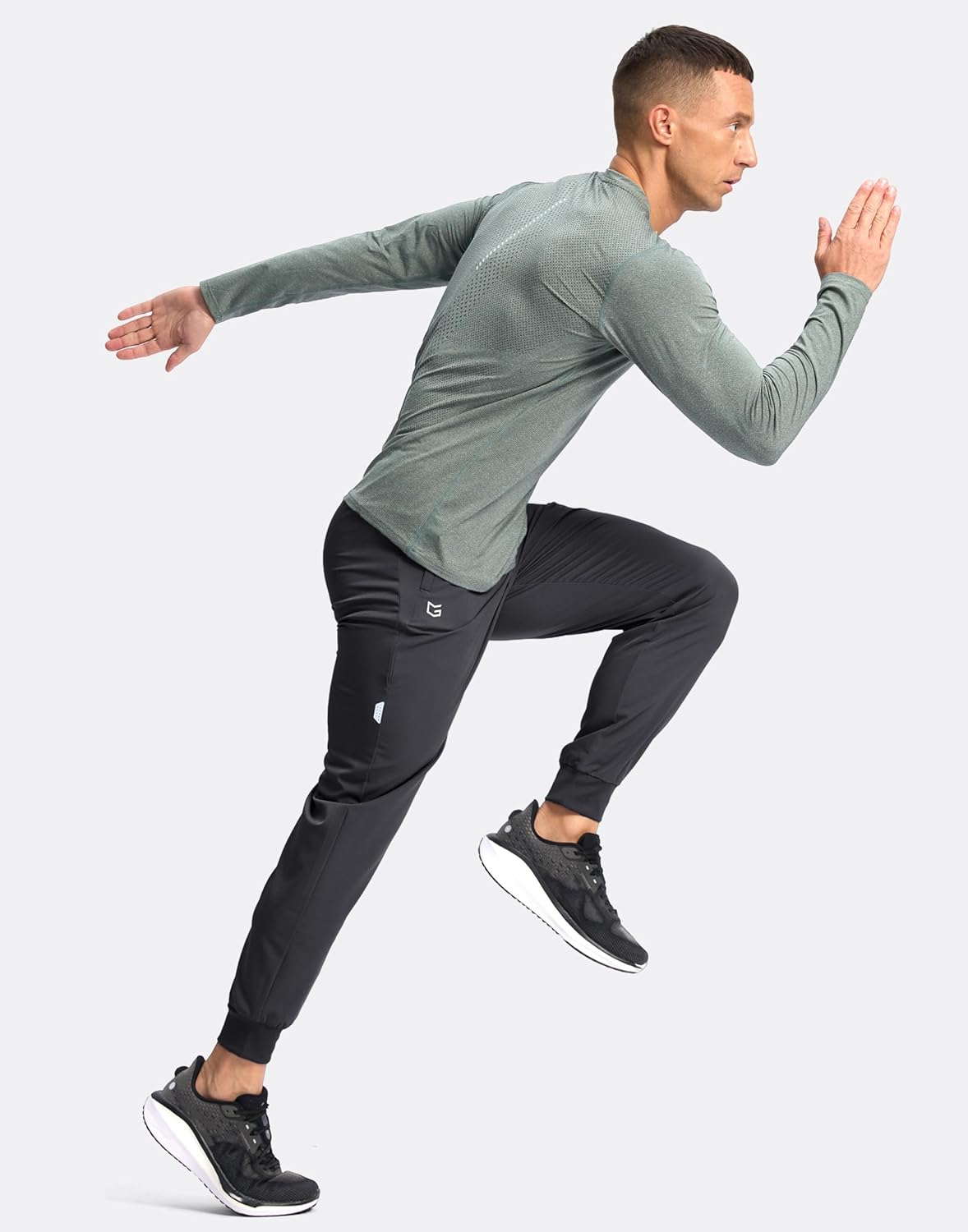 G Gradual Men's Joggers with Zipper Pockets Lightweight Athletic Workout Pants Quick Dry Sweatpants for Men Running Hiking - Image 7