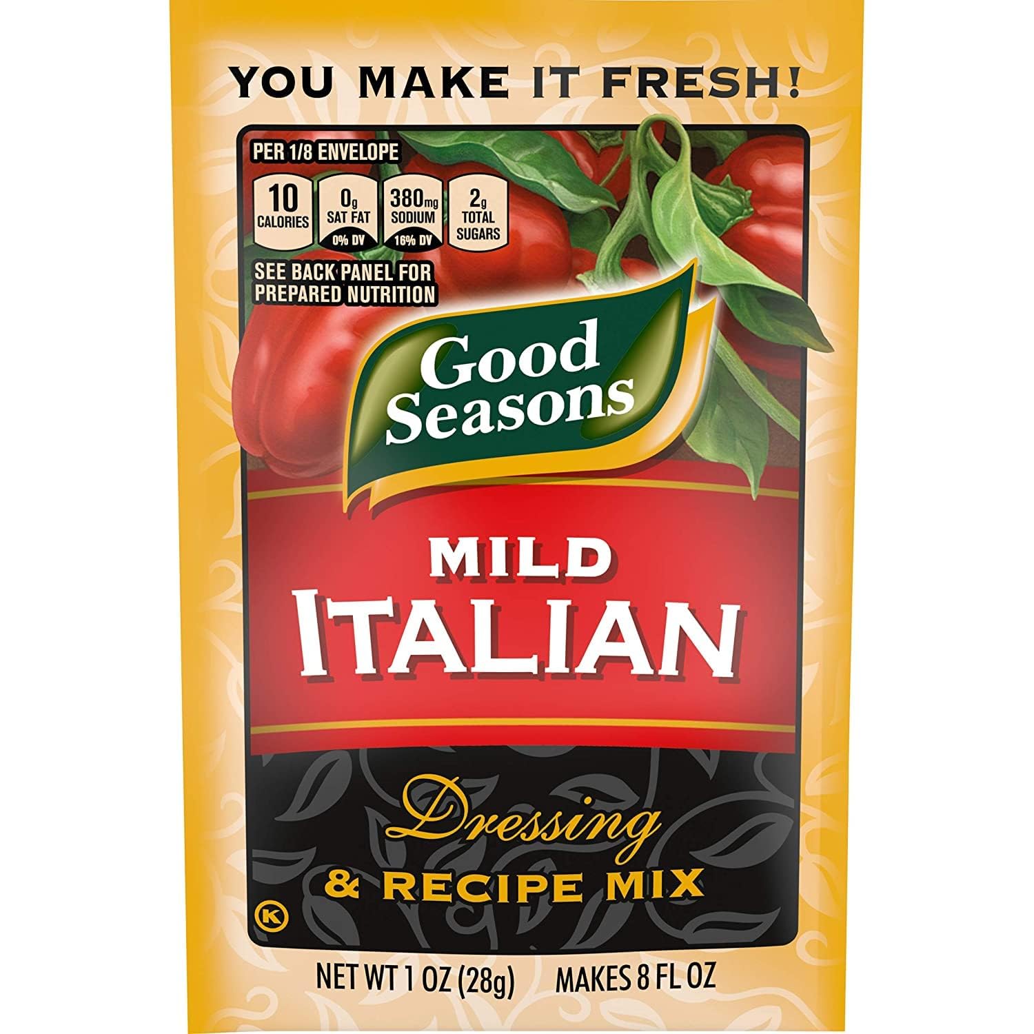 Amazon.com : Good Seasons Garlic & Herb Dressing & Recipe Mix (6 CT) + Mild  Italian Dressing and Recipe Mix (6 CT) (Variety Pack) : Grocery & Gourmet  Food