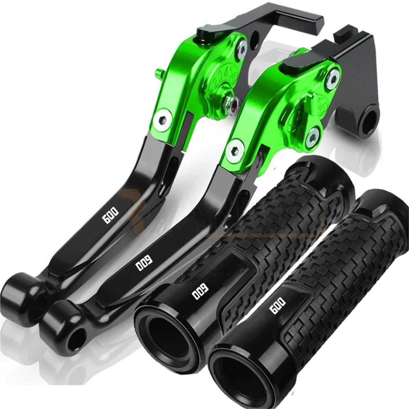 Tgvselpj Green Motorcycle Part Motorcycle Extendable Adjustable Clutch Brake Levers Controller Lever Handle For H-Onda Cbr600f 2011-2013(Green)