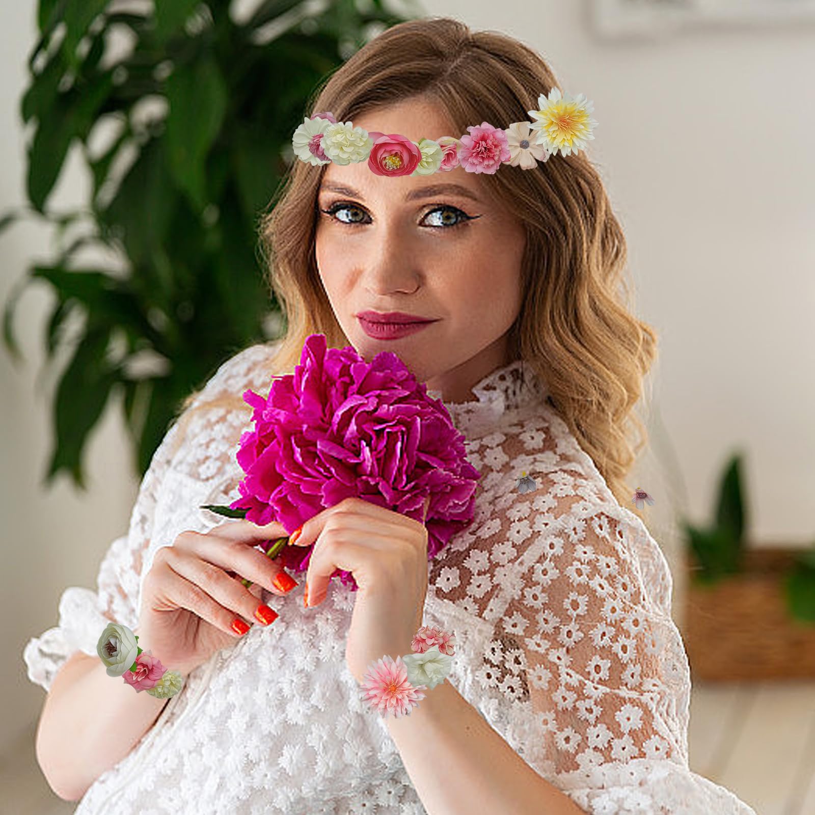 Fleurs Artificielles,Fausse Fleur,Artificielle Roses Flanelle La Mariée Fleur Bouquet De Mariée Fête De Mariage Décor À La Maison Fleurs Fake En Flanelle Wedding Party L'hôtel Table Balcon Décor