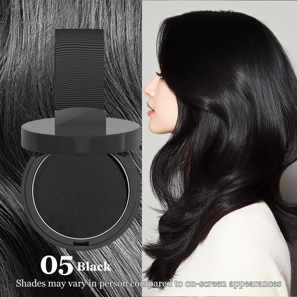 Hairline Powder, Hair Root Dye, Instantly Hair Root Touch Up Concealer, Thin Hair Powder - Image 2