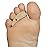 Steins Hammer Toe Crest Cushion and Buttress Pad Reduces Pressure from Calluses and Hammer Toes, Small Right, Beige, 3 Count