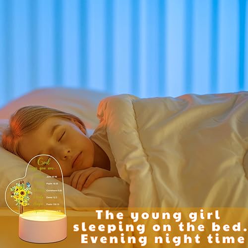 Miniatura 5 de Fabbay Regalos cristianos de acrílico para mujeres, mamá, regalos religiosos de Navidad inspiradores para mamá con versículos de la Biblia y