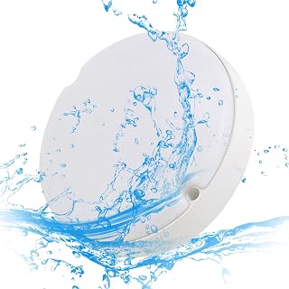 VIPMOON 13W Bathroom Ceiling Light IP65 Shower Light Waterproof LED Indoor Lighting Fixture 6500K Natural White Round φ140mm Recessed Ceiling Light for Bathroom Kitchen Hallway Porch