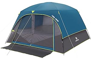 CAMEL CROWN Backpacking Tents 6-8 Person: Easy Setup Waterproof Family Tent