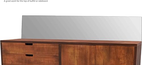 Miniatura 5 de Marketing Holders Hoja de espejo acrílico de 12 x 48 pulgadas con esquinas redondeadas, ideal para restaurantes, cafeterías, cafeterías