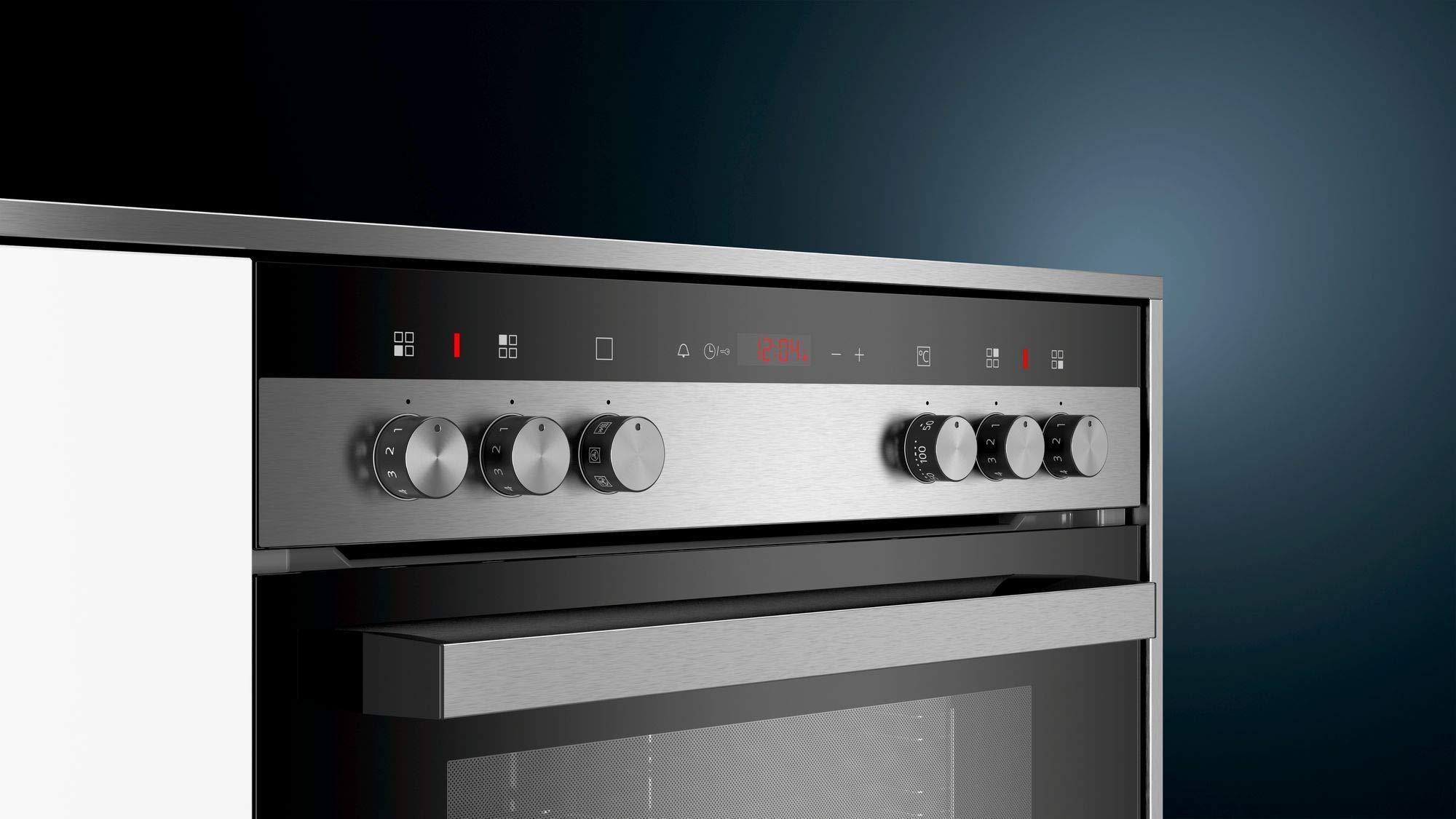 Siemens HE113FBS2 iQ100 Einbauherd 59,4 cm Schnellaufheizung cookControl10 3D Heißluft