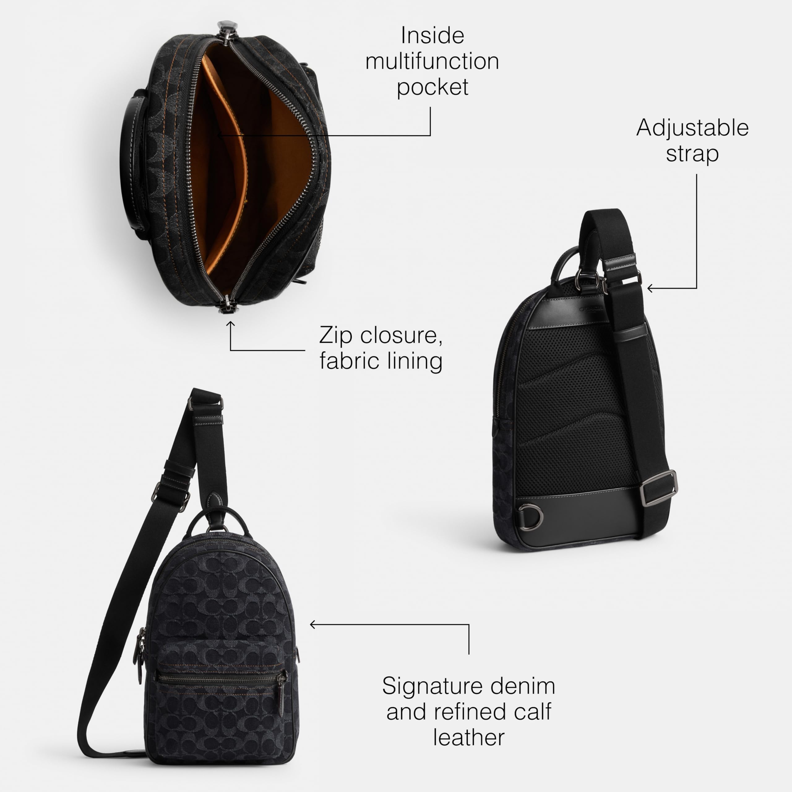 Coach Paquete Charter para hombre