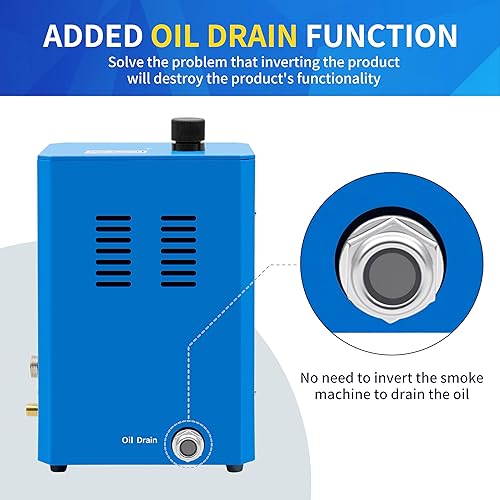 Miniatura 2 de Bomba de aire integrada para máquina de humo, detector de fugas de humo de 12 V CC para sistema de tuberías, fugas de combustible, probador de