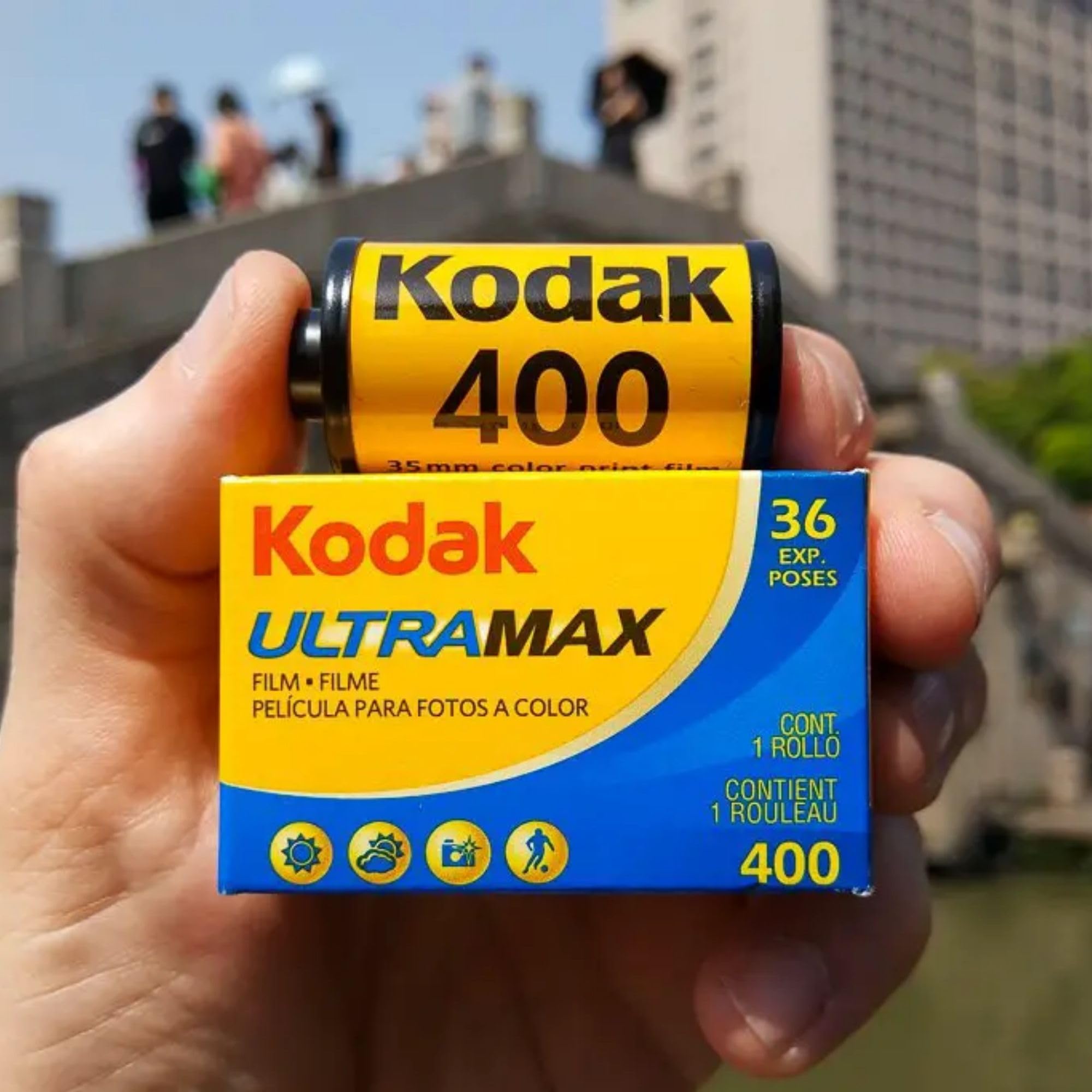 Kodak Film Bundle: Ultramax 400, Ektar 100, Gold 200 (36 esposizioni ciascuna) x3 con scheda di consigli per fotografia fotocamera Clikoze