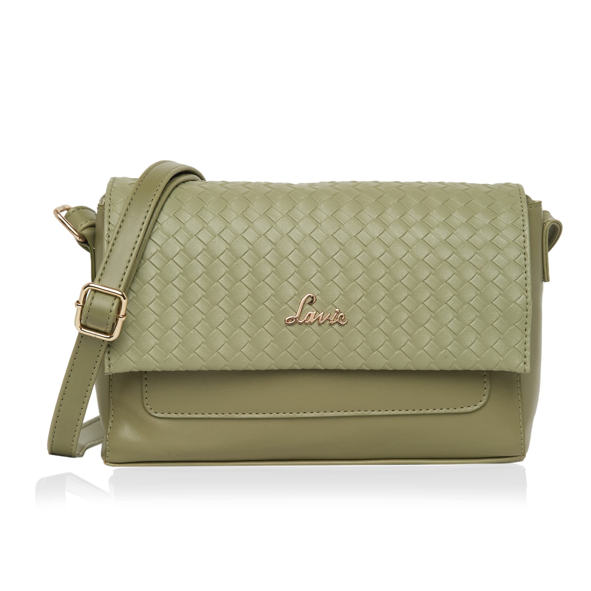 Lavie Womens Texby Foldover Sling Bag (Olive) (B097BY48CX) Amazon Price History, Amazon Price Tracker