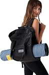 Lolë Prima Marble Yoga Mat with Strap Carrier | Non-Slip Textured 5mm Thick Workout Mat | Ideal for Hot Yoga & Pilates | Lightweight & Sweat Resistant