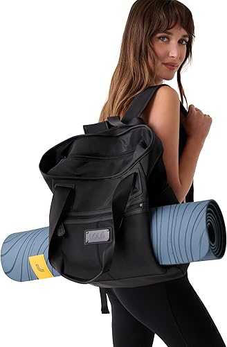 Miniatura 2 de Lolë Prima - Esterilla de yoga de mármol con soporte de correa  Tapete de entrenamiento antideslizante texturizado de 0.197 in de grosor  Ideal para