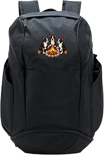 Cute Boston Terrier Campfire Camping Sport Backpack
