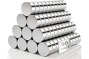 Qualsen 80 PCS Small Neodymium Magnets for Whiteboards