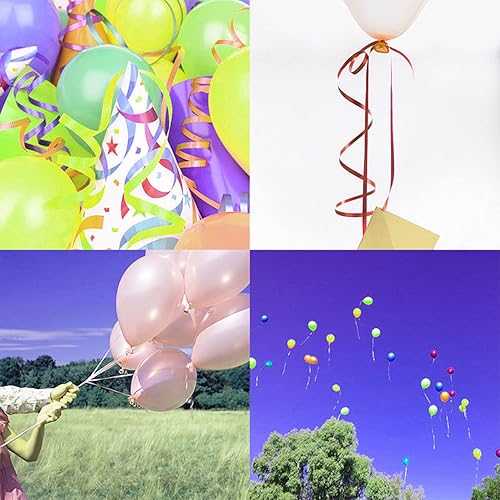 Miniatura 4 de XIKSXITN Cinta de 500 yardas, color oro rosa, rollo de cinta metálica brillante para envolver regalos