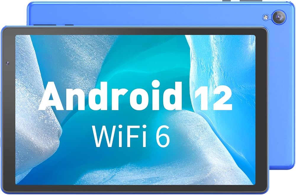 Amazon | 10.1インチAndroid 12タブレットPC、WiFi 6タブレットPC、1.6