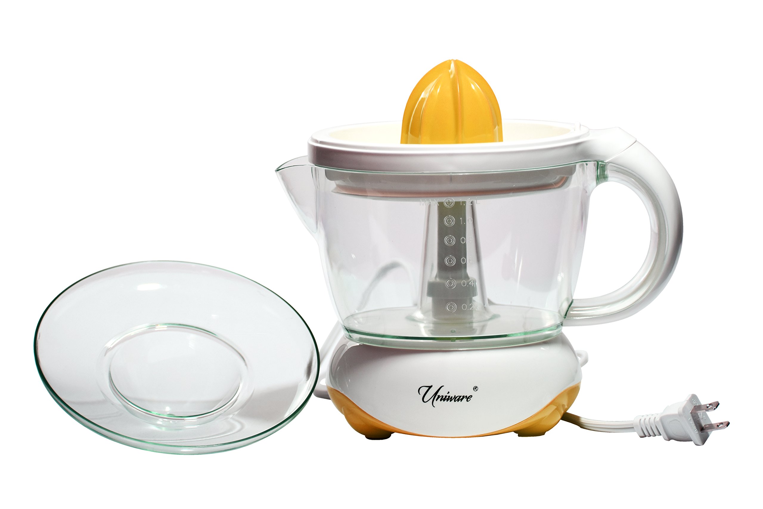 Uniware 8701OR 1.2L Electric Citrus Juicer, Make Fresh and Delicious Juice at Home!