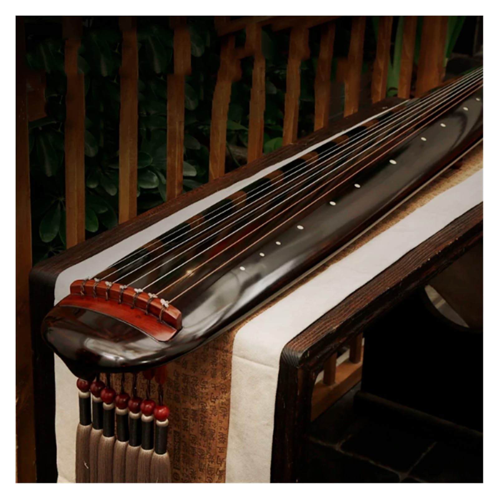 Profesjonalny Instrument Strunowy Guqin Guqin Rodzaj Cytry Ręcznie Robiony Instrument Lakierowany Z Palisandru