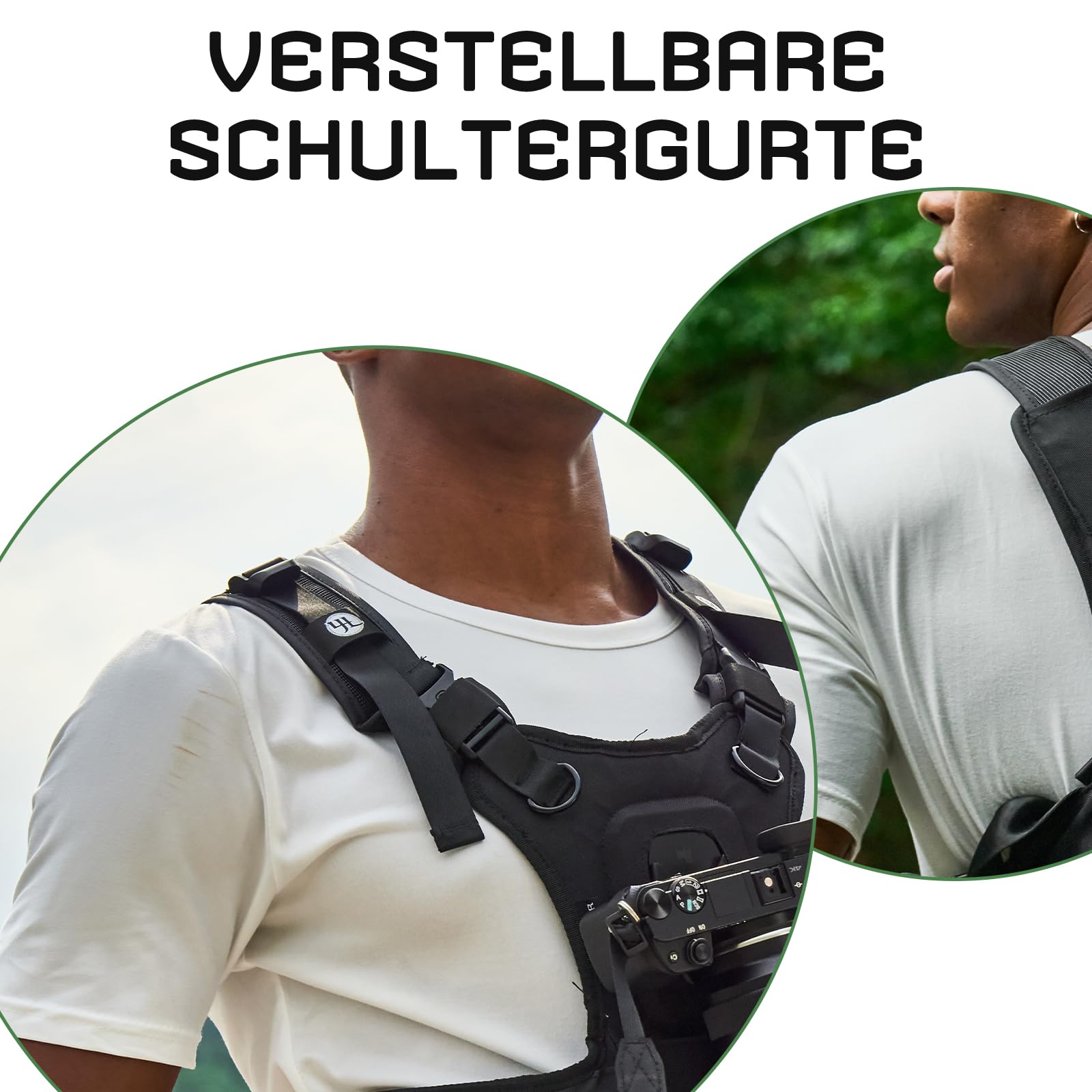 Kamera Tragegurt J2,Kameragurt für 2 Kameras,Kamera Schultergurt