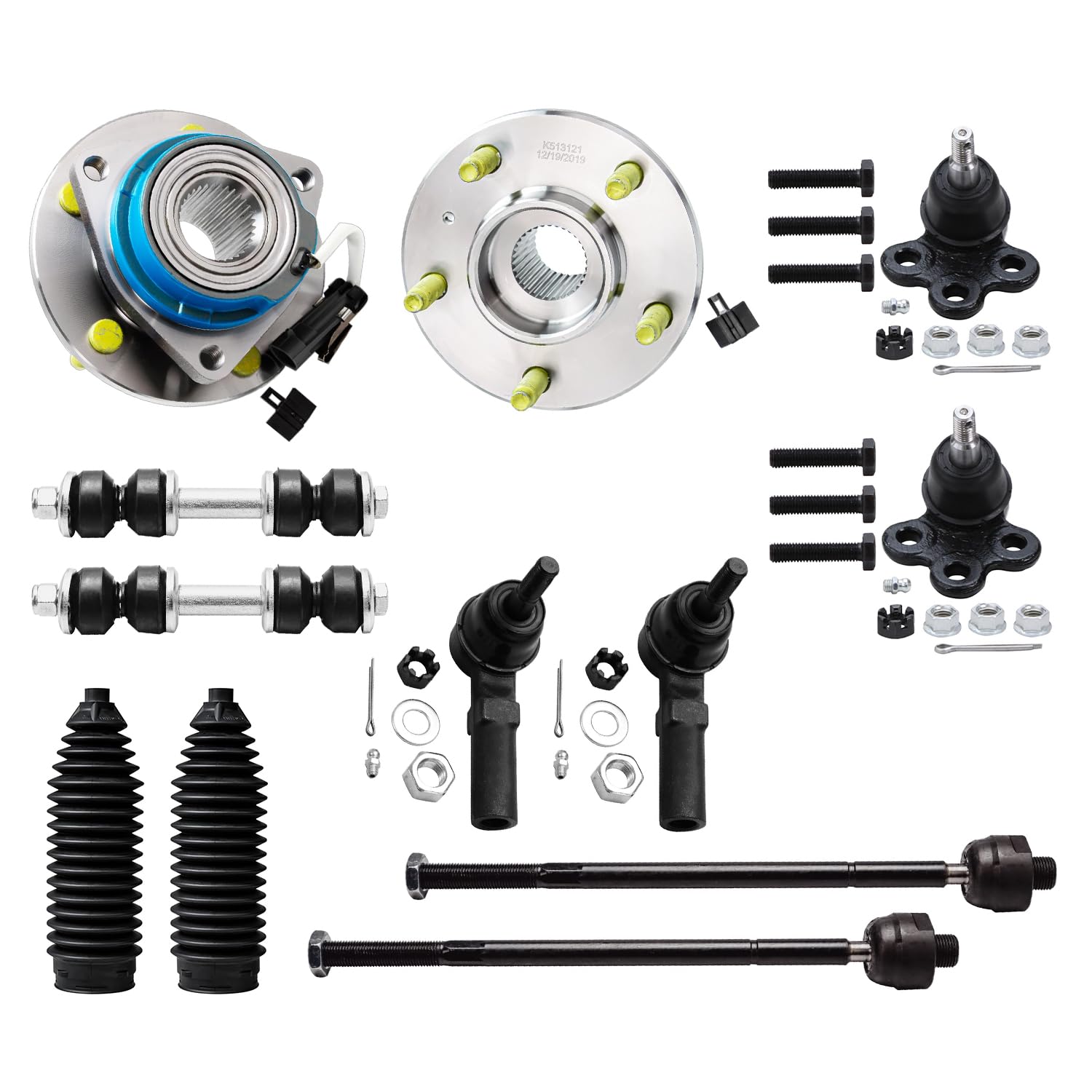 Detroit Axle - FWD Front 12pc Suspension Kit for Buick LeSabre Park Avenue