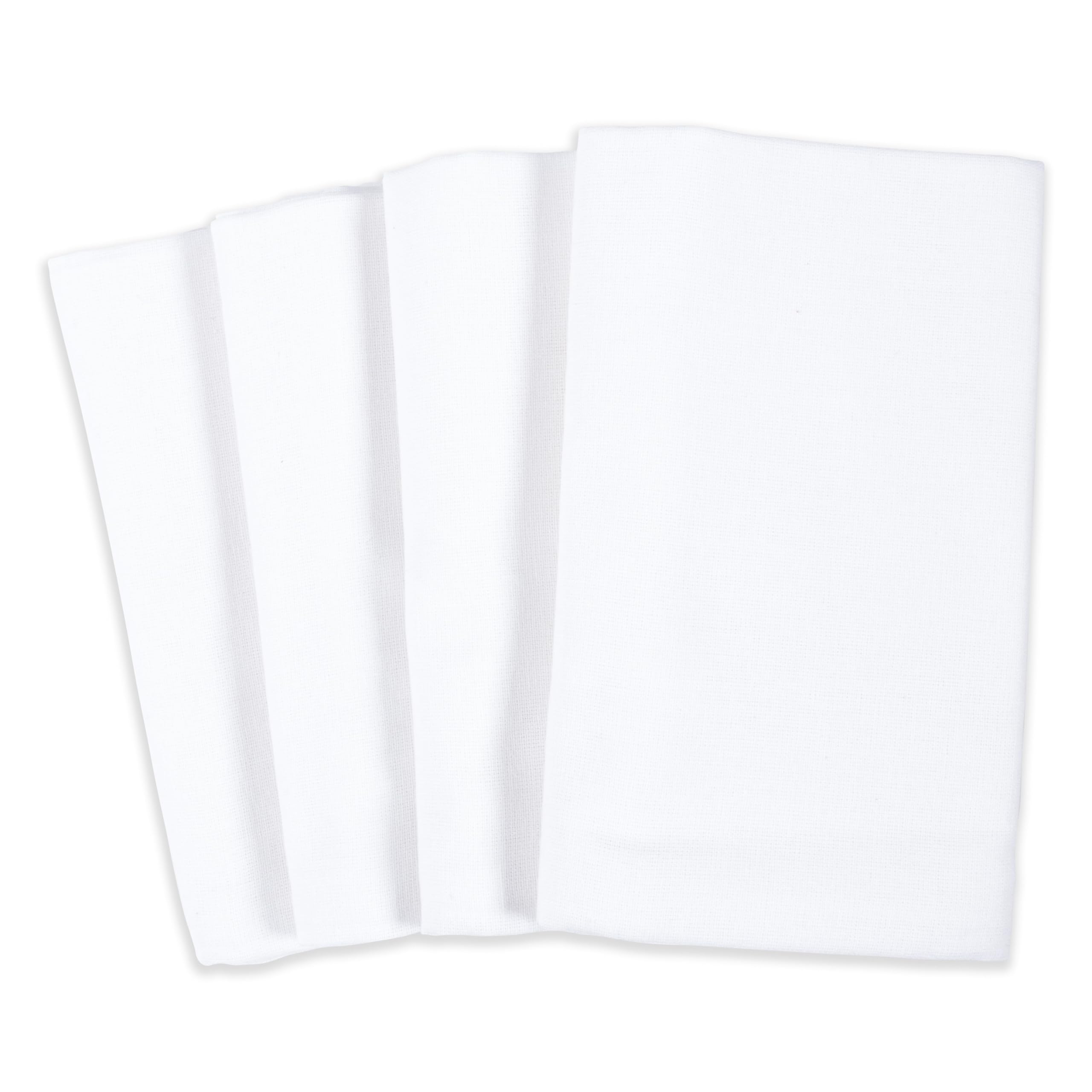 Simply Essential Bed Bath and Beyond s Flour Sacks - Set of 4-38" L x 32" W White