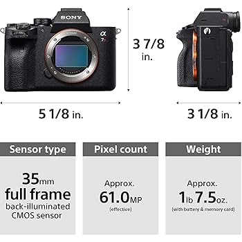 Amazon.com : Sony α7R IV Full-frame Mirrorless