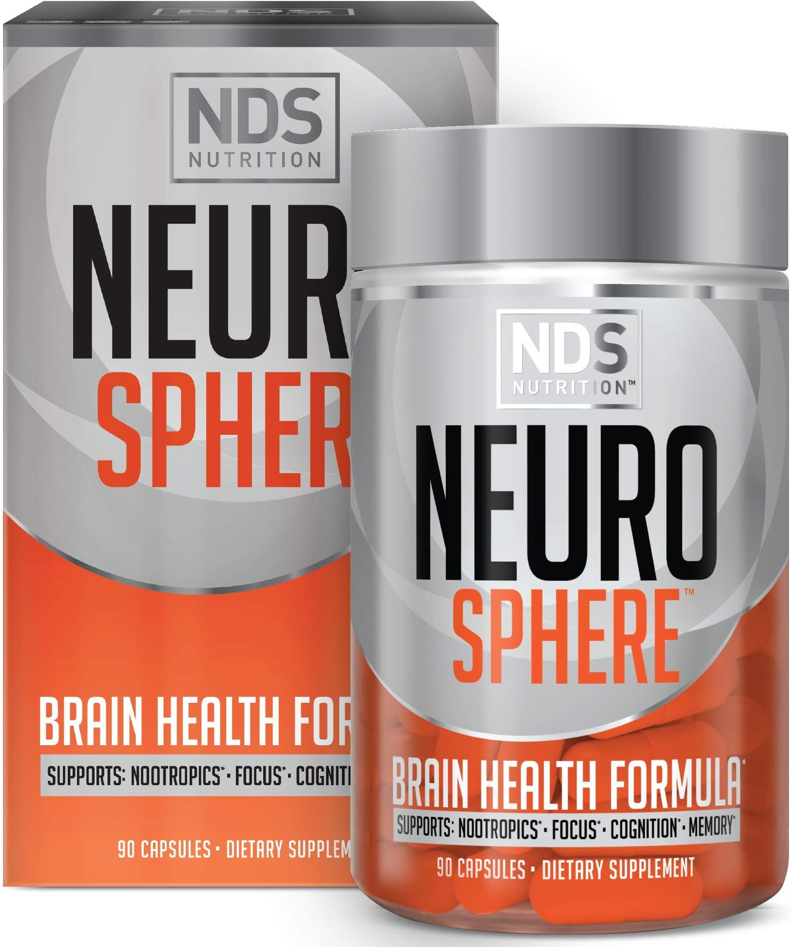 FitLife Brands Nutrition Neuro Sphere - Brain Health Formula - Nootropic, Increase Focus and Energy, Enhance Concentration, Antioxidant and Immunity Support - 90 Capsules
