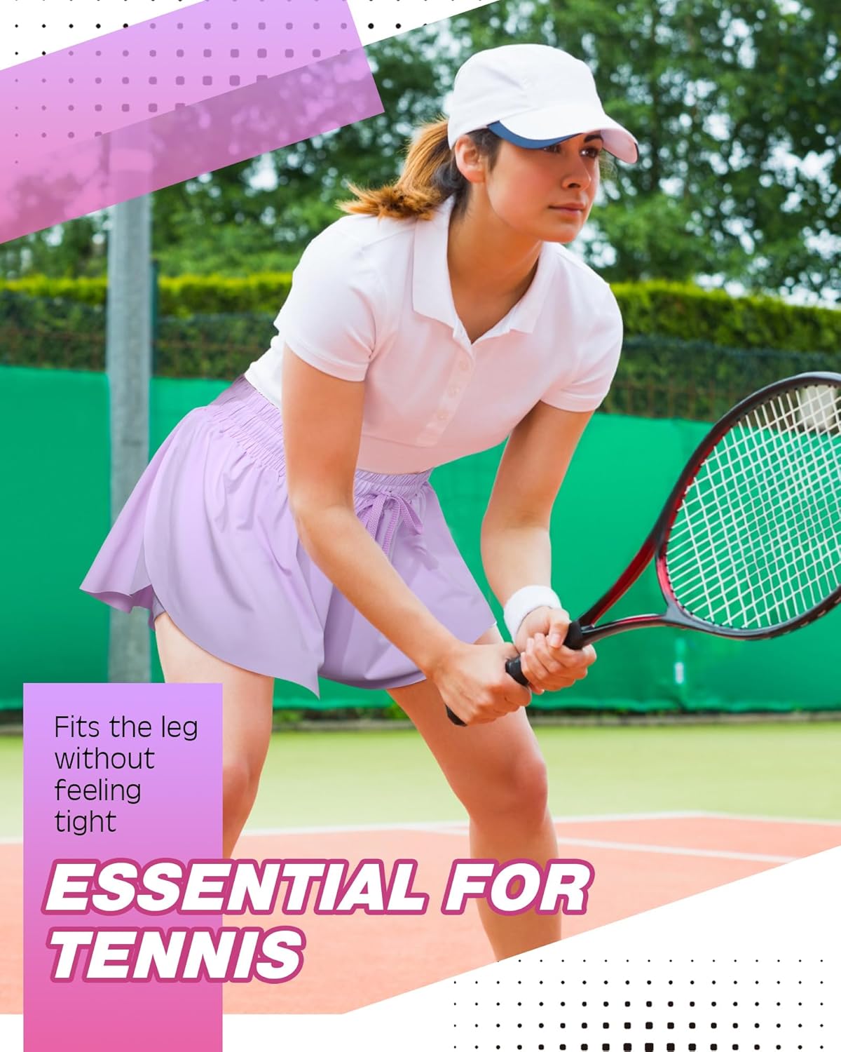 6 Pcs 2 in 1 Flowy Running Shorts with Pockets Butterfly Gym Shorts Summer Women Workout Yoga - Image 4