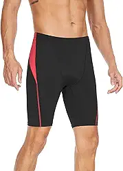 Bermuda de natação masculina esportiva competitiva para treinamento, corrida, corrida, secagem rápida, FPS 50