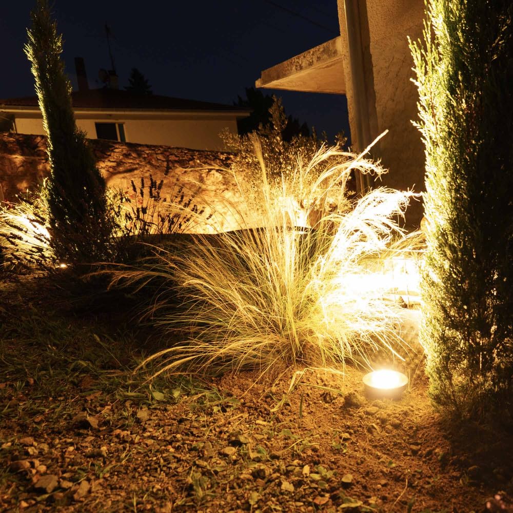 Spots encastrables X6 - Extérieur - Couvercle inox - Pour Ampoule LED GU10 - Etanche IP67 - Spot terrasse - Éclairage jardin
