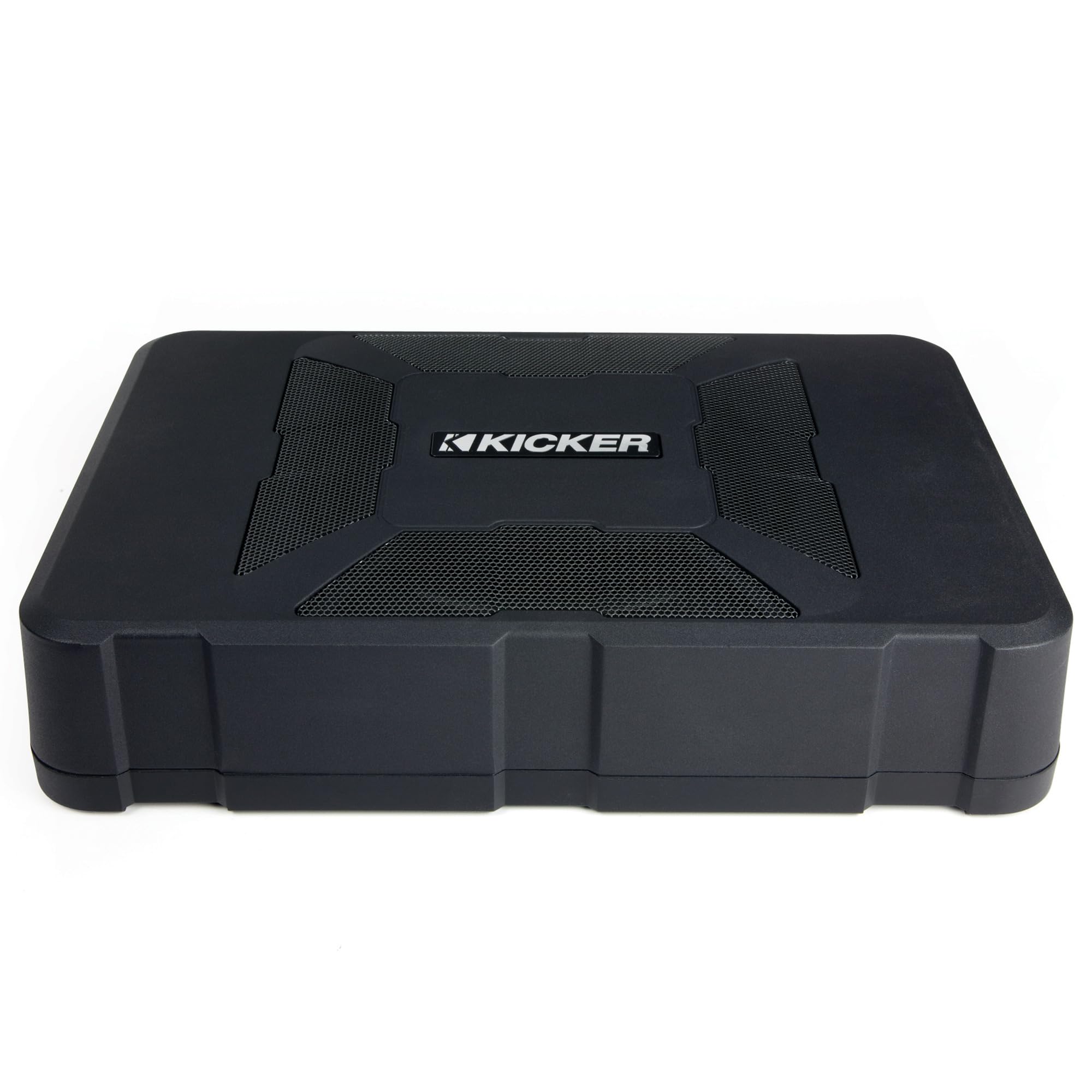 Kicker 51HS8 Hideaway Compact Powered Subwoofer Enclosure with 8-Inch Subwoofer HS8 (Renewed)