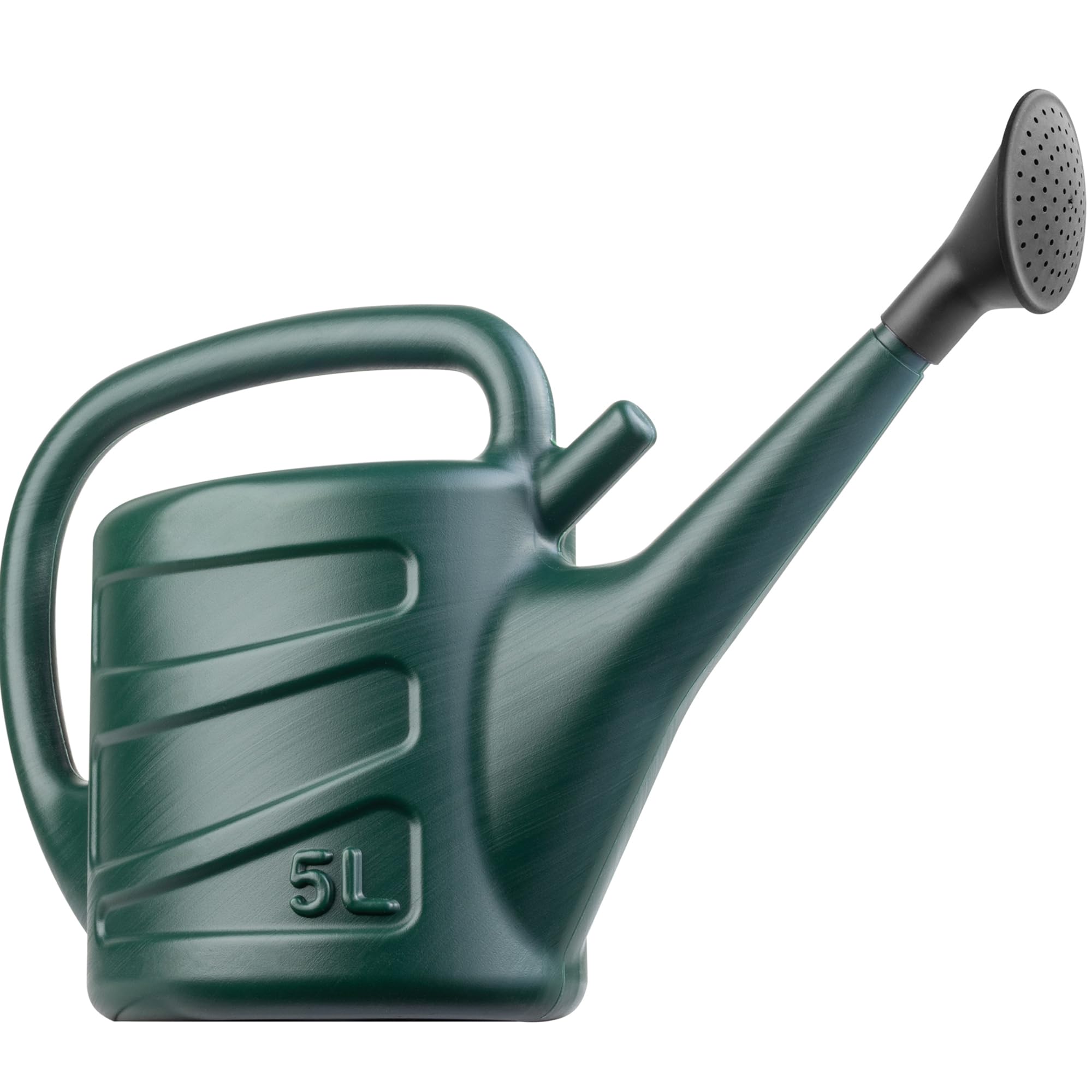 Hardys Green 5L Rose Watering Can - Outdoor & Indoor Watering Can With Detachable Sprinkler Rose Head, Long Spout Water Can For Houseplant & Garden Plants