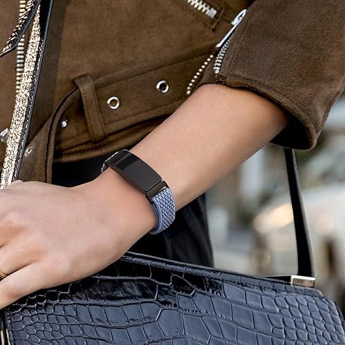 Miniatura 6 de Bandas de nailon compatibles con Fitbit Inspire 2 e Inspire HR & Inspire para mujeres, hombres y niños, correa de repuesto suave ajustable