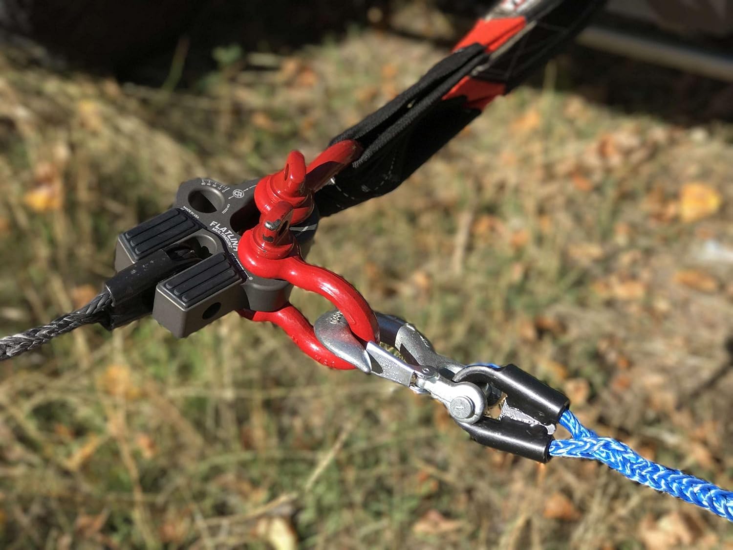 Factor 55 00225-06 Winch Line Shackle Mount Foldable Flatlink Multimount Gray : Automotive