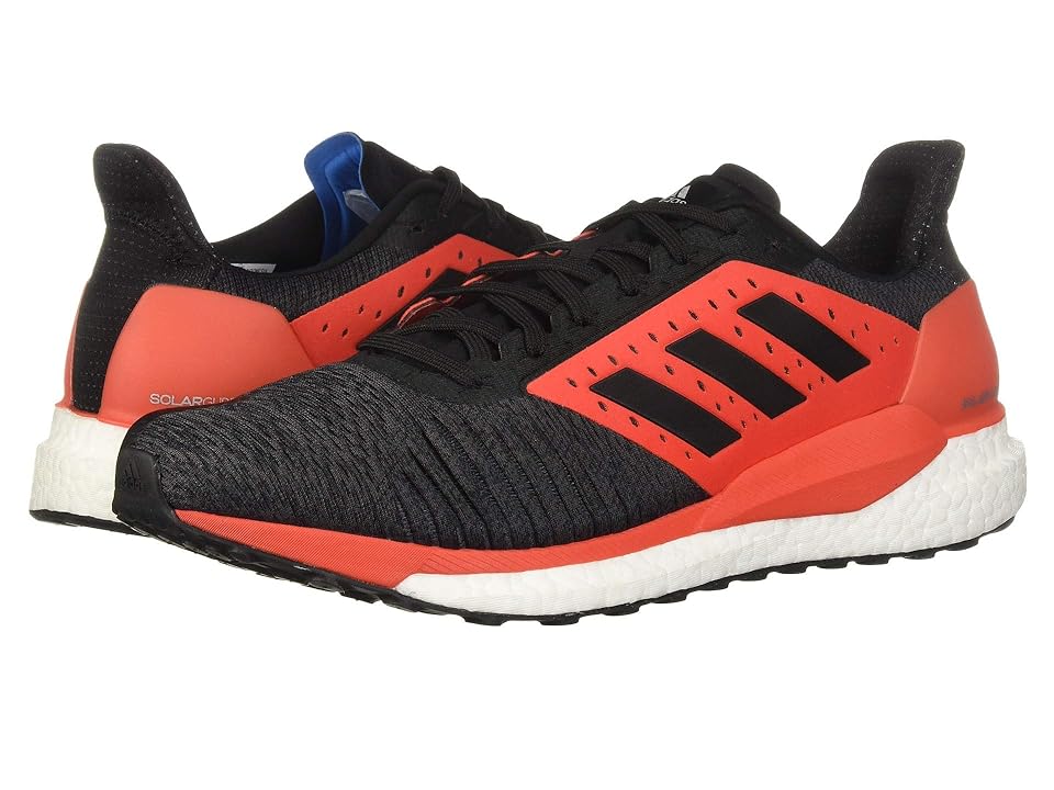 

adidas Running Solar Glide ST (Black/Black/Hi-Res Red) Men's Shoes