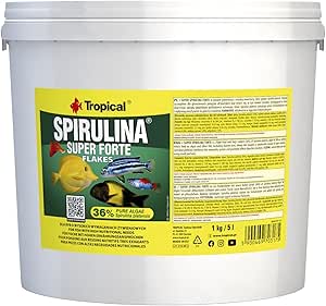 Tropical Super Spirulina Forte Nourriture en granulés avec 36% de